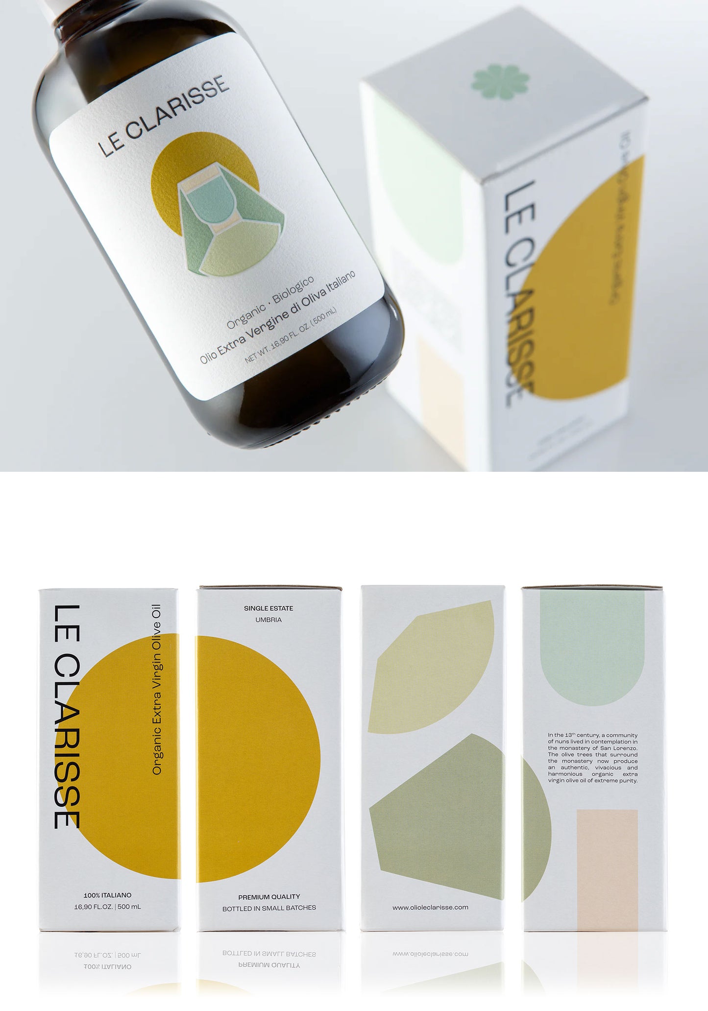 Le Clarisse - Premium Olio Extra Vergine di Oliva BIO